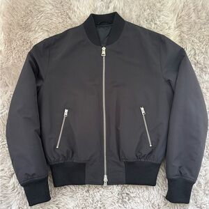 Ami Alexandre Mattiussi Charcoal Bomber Jacket